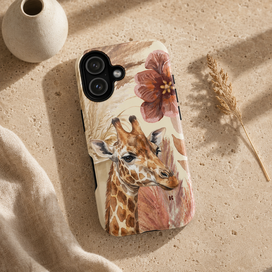 Coque iPhone® Blush Girafe - Savannah Muse | KLYXE
